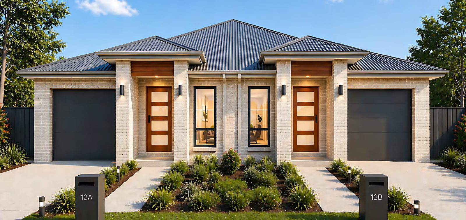 3+3-bed duplex in Farley